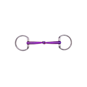 Aster Confidence Pink Titanium single jointed lock up snaffle Fixed ring